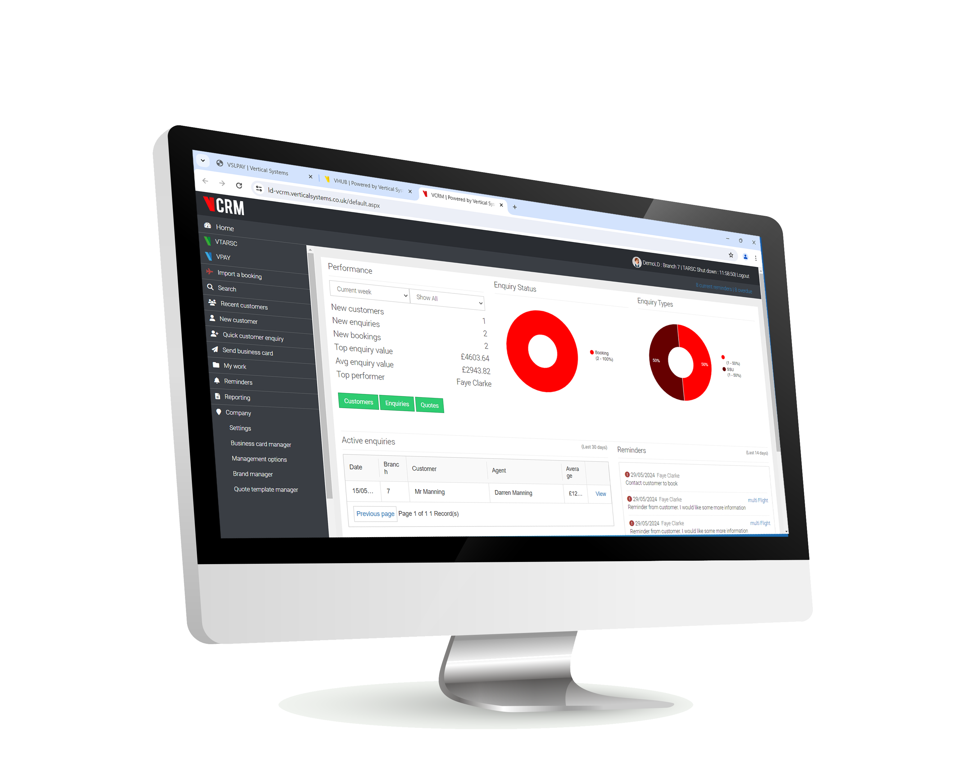 VCRM Screenshot